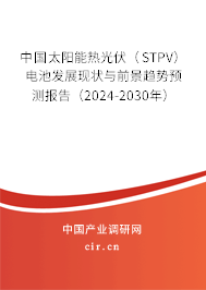 中國太陽能熱光伏（STPV）電池發展現狀與前景趨勢預測報告（2024-2030年）