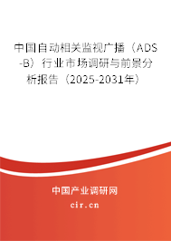 中國自動相關監視廣播（ADS-B）行業市場調研與前景分析報告（2025-2031年）