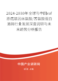 2024-2030年全球與中國raf原癌基因絲氨酸/蘇氨酸蛋白激酶行業(yè)發(fā)展深度調研與未來趨勢分析報告