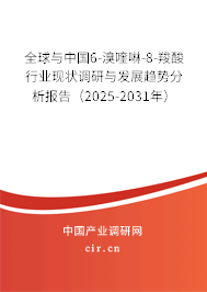 全球與中國6-溴喹啉-8-羧酸行業現狀調研與發展趨勢分析報告（2025-2031年）
