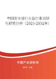 中國安全騎行頭盔行業調研與趨勢分析（2025-2031年）