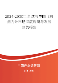 2024-2030年全球與中國飛機測力計市場深度調研與發展趨勢報告