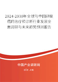 2024-2030年全球與中國卵巢癌的治療和診斷行業(yè)發(fā)展全面調(diào)研與未來趨勢預(yù)測報告