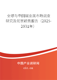 全球與中國銣金屬市場調查研究及前景趨勢報告（2025-2031年）