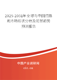 2025-2031年全球與中國掃路刷市場現狀分析及前景趨勢預測報告