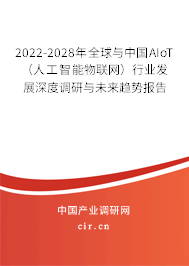 2022-2028年全球與中國AIoT（人工智能物聯網）行業發展深度調研與未來趨勢報告