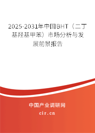 2025-2031年中國BHT（二丁基羥基甲苯）市場(chǎng)分析與發(fā)展前景報(bào)告
