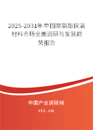2025-2031年中國聚氨酯保溫材料市場全面調研與發展趨勢報告