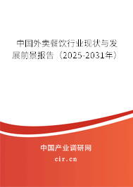 中國(guó)外賣餐飲行業(yè)現(xiàn)狀與發(fā)展前景報(bào)告（2025-2031年）