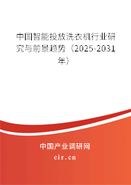 中國智能投放洗衣機行業研究與前景趨勢（2025-2031年）