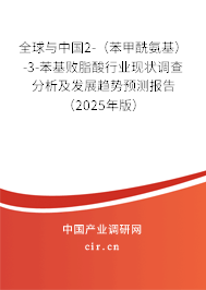 全球與中國2-（苯甲酰氨基）-3-苯基敗脂酸行業現狀調查分析及發展趨勢預測報告（2025年版）
