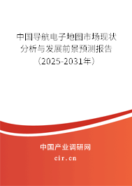 中國導航電子地圖市場現狀分析與發展前景預測報告（2025-2031年）
