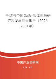 全球與中國GaSe晶體市場研究及發展前景報告（2025-2031年）