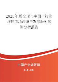 2024年版全球與中國卡鉗修理包市場調(diào)研與發(fā)展趨勢預(yù)測分析報(bào)告