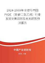 2024-2030年全球與中國PVDC（聚偏二氯乙烯）行業發展全面調研及未來趨勢預測報告