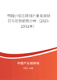 中國(guó)小型壓鑄機(jī)行業(yè)發(fā)展研究與前景趨勢(shì)分析（2025-2031年）