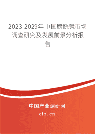 2023-2029年中國膀胱鏡市場調(diào)查研究及發(fā)展前景分析報(bào)告