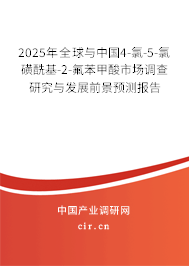 2025年全球與中國4-氯-5-氯磺?；?2-氟苯甲酸市場調查研究與發展前景預測報告