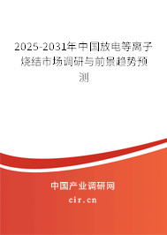 2024-2030年中國放電等離子燒結市場調研與前景趨勢預測