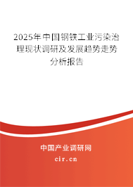 2025年中國(guó)鋼鐵工業(yè)污染治理現(xiàn)狀調(diào)研及發(fā)展趨勢(shì)走勢(shì)分析報(bào)告