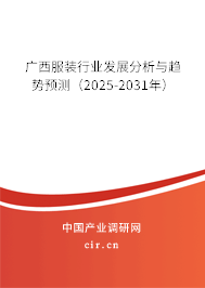 廣西服裝行業發展分析與趨勢預測（2025-2031年）