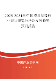2025-2031年中國模具制造行業現狀研究分析及發展趨勢預測報告