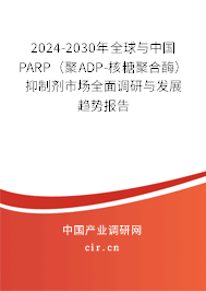 2024-2030年全球與中國PARP（聚ADP-核糖聚合酶）抑制劑市場全面調研與發展趨勢報告