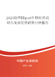 2025版中國pvd市場現狀調研與發展前景趨勢分析報告