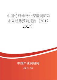 中國竹纖維行業深度調研及未來趨勢預測報告（2012-2017）