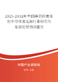 2025-2031年中國垂直腔面發射半導體激光器行業研究與發展前景預測報告