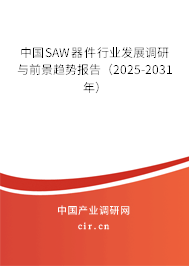 中國SAW器件行業發展調研與前景趨勢報告（2025-2031年）