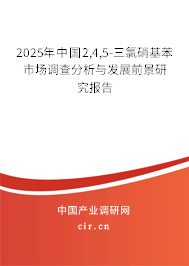2025年中國2,4,5-三氯硝基苯市場調查分析與發展前景研究報告