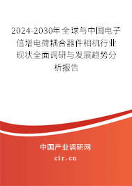 2024-2030年全球與中國電子倍增電荷耦合器件相機行業現狀全面調研與發展趨勢分析報告
