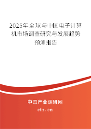 2025年全球與中國電子計算機市場調查研究與發展趨勢預測報告