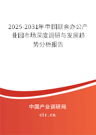 2025-2031年中國聯合辦公產業園市場深度調研與發展趨勢分析報告