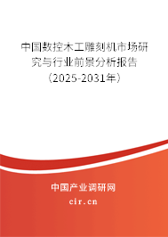 中國數(shù)控木工雕刻機市場研究與行業(yè)前景分析報告（2025-2031年）