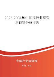 2025-2031年中國鋅行業研究與趨勢分析報告