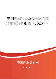 中國電線行業深度研究與市場前景分析報告（2025年）