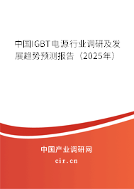 中國IGBT電源行業調研及發展趨勢預測報告（2025年）