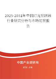2025-2031年中國燈光控制器行業研究分析與市場前景報告