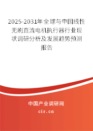 2025-2031年全球與中國線性無刷直流電機執行器行業現狀調研分析及發展趨勢預測報告