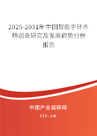2025-2031年中國智能手環市場調查研究及發展趨勢分析報告