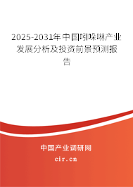 2025-2031年中國吲哚啉產(chǎn)業(yè)發(fā)展分析及投資前景預(yù)測報告