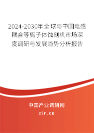 2024-2030年全球與中國電感耦合等離子體蝕刻機市場深度調研與發展趨勢分析報告