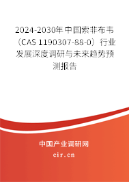 2024-2030年中國索非布韋（CAS 1190307-88-0）行業發展深度調研與未來趨勢預測報告