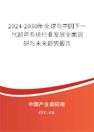 2024-2030年全球與中國下一代超聲系統行業發展全面調研與未來趨勢報告