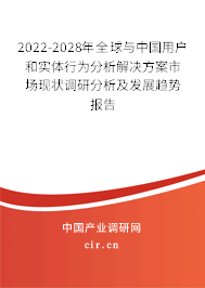 2022-2028年全球與中國用戶和實體行為分析解決方案市場現狀調研分析及發展趨勢報告