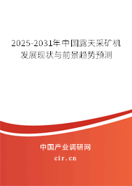 2025-2031年中國露天采礦機發(fā)展現狀與前景趨勢預測
