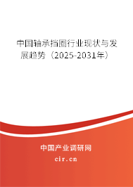 中國軸承擋圈行業現狀與發展趨勢（2025-2031年）