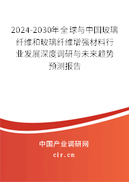 2024-2030年全球與中國玻璃纖維和玻璃纖維增強材料行業(yè)發(fā)展深度調(diào)研與未來趨勢預(yù)測報告